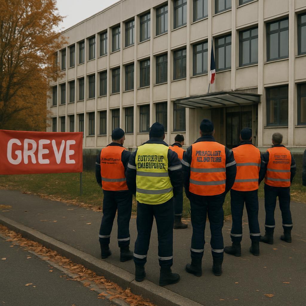 Aisne : en grève devant le SDIS à Laon, les sapeurs-pompiers réclament 80 recrutements supplémentaires