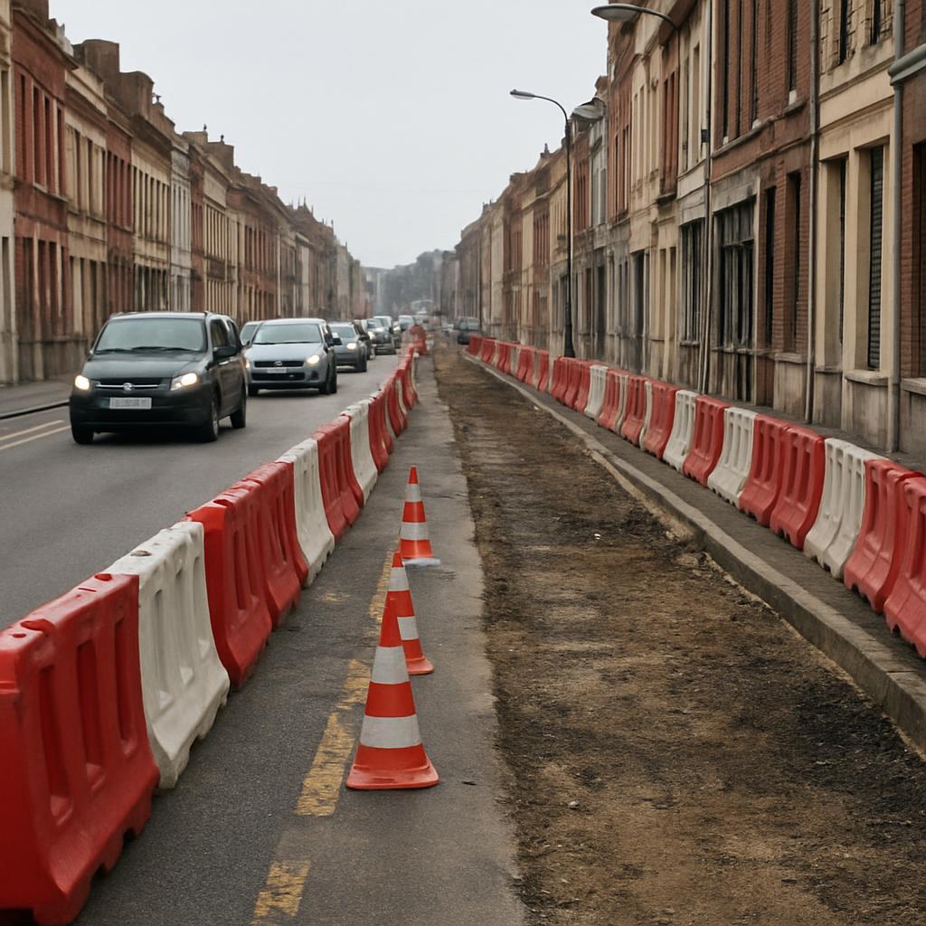 Beauvais : fermeture de la bretelle de l'avenue Kennedy mardi et mercredi pour la suite des travaux cyclables