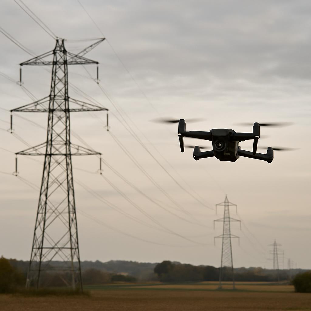 Drone Volt inaugure à Mortefontaine un centre unique au monde dédié aux drones et aux réseaux très haute tension