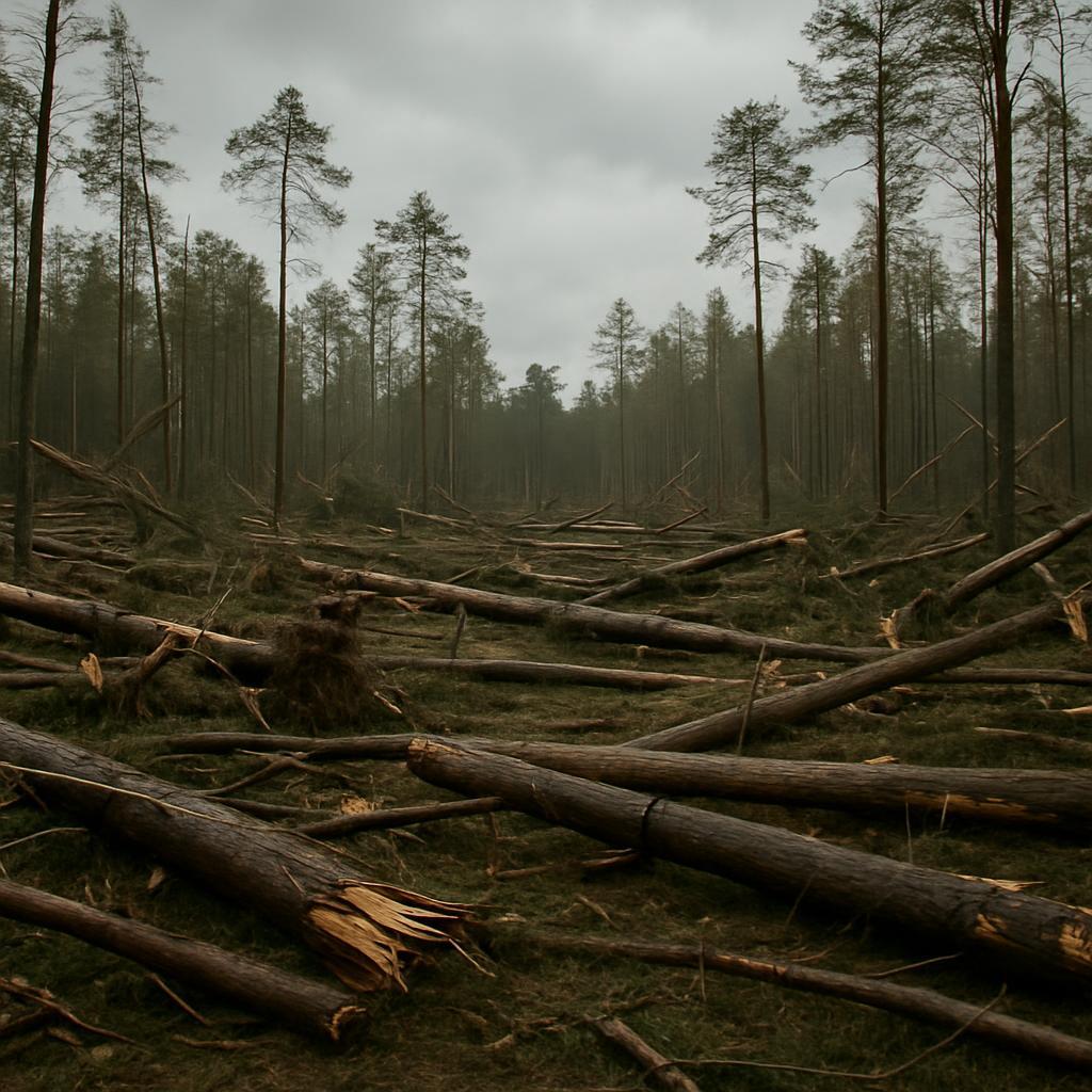 Forêt d’Halatte : une tornade dévaste plus de 40 hectares et entraîne une interdiction d’accès jusqu’au 4 septembre
