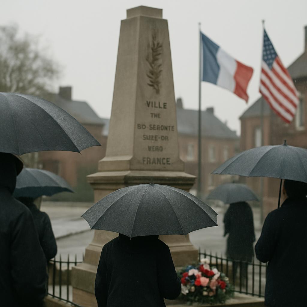 Noyon : sous la pluie, la ville rend hommage à ses libérateurs de 1944