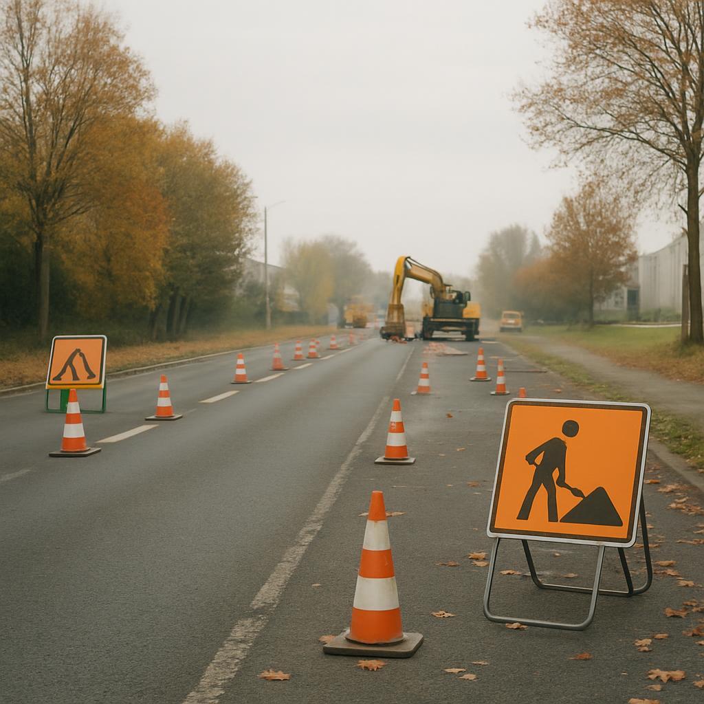 Senlis-Chamant : la création d'un giratoire débute ce lundi dans la zone du Poteau