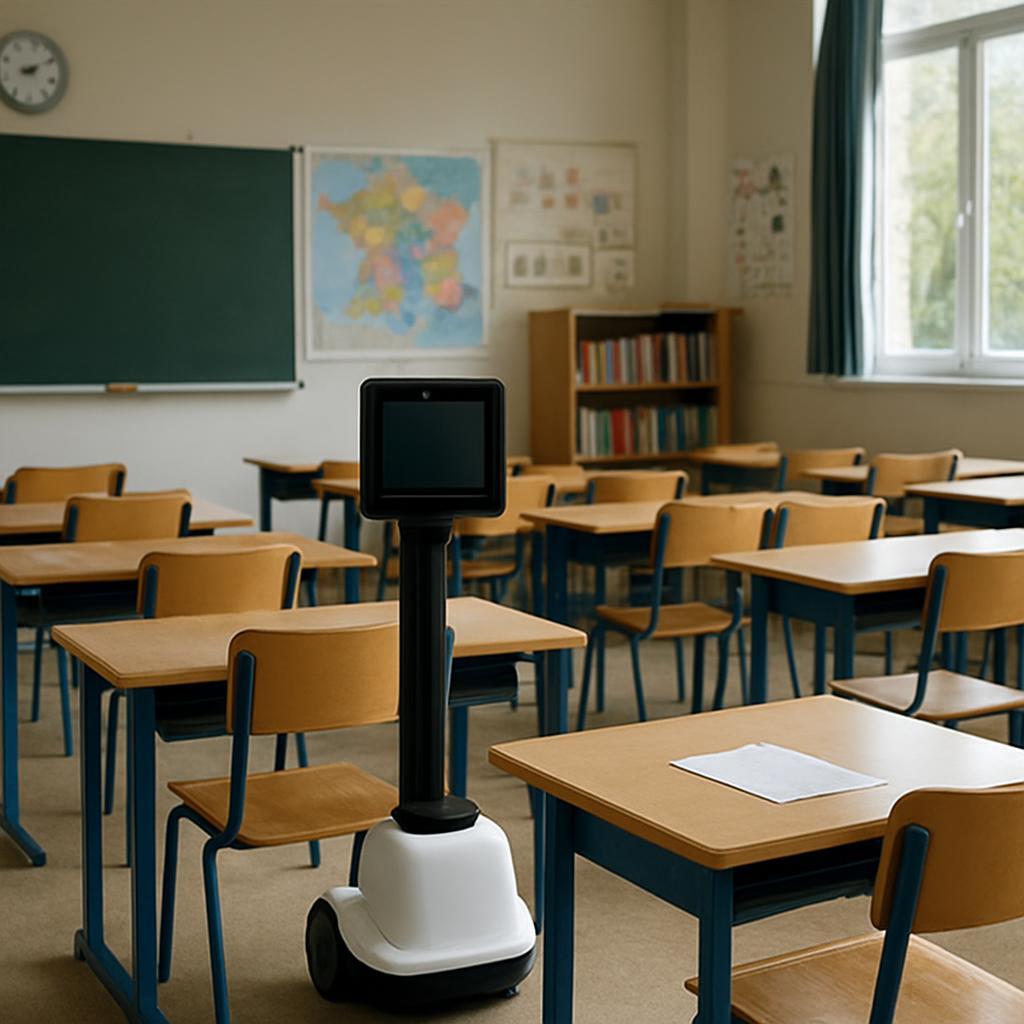 Somme : des robots de téléprésence TED-i permettent aux élèves malades de suivre les cours depuis chez eux